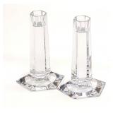 Pr of Tiffany & Co Frank Lloyd Wright Candlesticks Pr of Tiffany & Co Frank Lloyd Wright Candlesticks