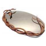 Vicco Von Voss Adam & Eve Cherry Wood Mirror Art Vicco Von Voss Adam & Eve Cherry Wood Mirror Art