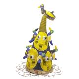 African Nigerian Yoruba Beaded Crown (Ade) 20th C. African Nigerian Yoruba Beaded Crown (Ade) 20th C.