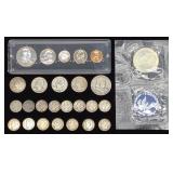 24 Silver US Coins (1960 Set,Franklin, Mercury...) 24 Silver US Coins (1960 Set,Franklin, Mercury...)