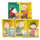 5 Vintage Ideal Peanuts Rag Doll Toys Sealed 5 Vintage Ideal Peanuts Rag Doll Toys Sealed