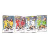 (4) 1977 Hasbro Charlies Angels Doll Toys Sealed (4) 1977 Hasbro Charlies Angels Doll Toys Sealed