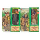2 1978 How The West Was Won Action Figures in Box 2 1978 How The West Was Won Action Figures in Box
