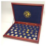 Presidential Dollar Collection Franklin Mint Set Presidential Dollar Collection Franklin Mint Set