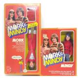 2 1979 Mattel Mork & Mindy Action Figures in Box 2 1979 Mattel Mork & Mindy Action Figures in Box