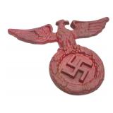 WWII German NSDAP Cast Iron Eagle Wall Plaque WWII German NSDAP Cast Iron Eagle Wall Plaque