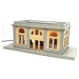 Lighted G Gauge Stained Glass Train Station Lighted G Gauge Stained Glass Train Station