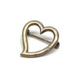 Antique 14K Gold Heart Pin / Brooch Antique 14K Gold Heart Pin / Brooch