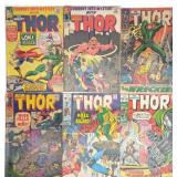 6 Journey Into Mystery & Thor #108-182 Comic Books 6 Journey Into Mystery & Thor #108-182 Comic Books
