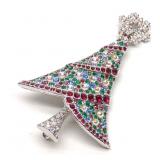 Swarovski 2004 Rockefeller Christmas Tree Brooch Swarovski 2004 Rockefeller Christmas Tree Brooch