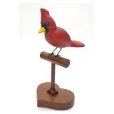 Ralph A. Pyle Carved Cardinal Bird Sculpture Ralph A. Pyle Carved Cardinal Bird Sculpture