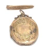 Victorian 10K & 9K Gold Locket & Bar Pin Victorian 10K & 9K Gold Locket & Bar Pin