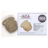 Native American Full Grooved Axe MD (IAGA COA) Native American Full Grooved Axe MD (IAGA COA)