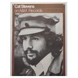 1970s Cat Stevens A&M Records Promo Poster 28x20' 1970s Cat Stevens A&M Records Promo Poster 28x20'