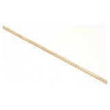 14K Yellow Gold Serpentine Chain Bracelet (7' L) 14K Yellow Gold Serpentine Chain Bracelet (7' L)