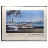 1990 Signed SCCA Trans-Am Champions Race Car Print 1990 Signed SCCA Trans-Am Champions Race Car Print