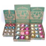 36 Vintage Shiny Brite Christmas Ornaments & Boxes 36 Vintage Shiny Brite Christmas Ornaments & Boxes