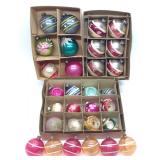 30 Vintage Glass Christmas Ornaments w/ 3 Boxes 30 Vintage Glass Christmas Ornaments w/ 3 Boxes