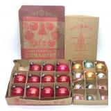 23 Vintage Shiny Brite Christmas Ornaments & Boxes 23 Vintage Shiny Brite Christmas Ornaments & Boxes