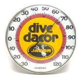 Dacor 'Dive Dacor' Advertising Dial Thermometer Dacor 'Dive Dacor' Advertising Dial Thermometer