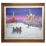 Melanie Petridis Oil On Canvas Painting (Russia) Melanie Petridis Oil On Canvas Painting (Russia)