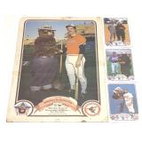 4 Smokey Bear Baseball Poster & Cards (signed) 4 Smokey Bear Baseball Poster & Cards (signed)