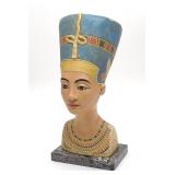 Egyptian Queen Nefertiti Museum Replica Bust 13' Egyptian Queen Nefertiti Museum Replica Bust 13'