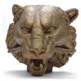 1938 Hallie Davis Signed Lion Head Sculpture 1938 Hallie Davis Signed Lion Head Sculpture