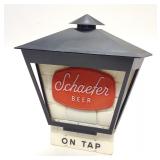 Vintage Schaefer Beer Lighted Advertising Sign Vintage Schaefer Beer Lighted Advertising Sign