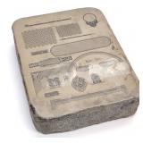 Double Sided Lithograph Stone Printing Block Double Sided Lithograph Stone Printing Block