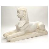 Egyptian Sphinx Plaster Sculpture / Statue