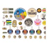 (38) Vintage Advertising Button Pins & Badges