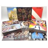 (47) 1980s Hard Rock & Metal Vinyl Record Albums
