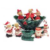 10 Vintage Japan Christmas Figurines (Lefton)