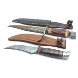 2 Vintage Hunting Knives (L39 & ToothPick)