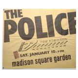 1981 The Police MSG Concert Poster & Ticket 29x23"