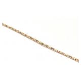 14K Yellow Gold Woven Wire Necklace (18" long)