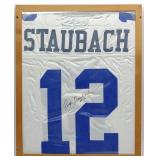 Roger Staubach Autographed NFL Cowboys Jersey COA