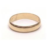 14K Yellow Gold 4.5mm Band Ring (sz 9)