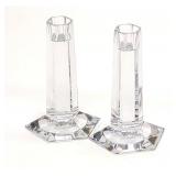 Pr of Tiffany & Co Frank Lloyd Wright Candlesticks