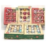 52 Vintage Franke Christmas Ornaments w/ Boxes
