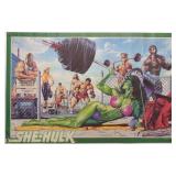 1988 Marvel She Hulk Muscle Beach Poster 34x22"