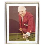 Willie Mosconi Signed Billiards 8x10 Photograph