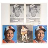 5 Brooks Robinson Orioles Autographed Photographs