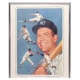 Mickey Mantle Autographed 1989 Rudy Garcia Print
