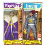 2 1974 Mego Super Knights Action Figures in Box