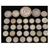 (32) Silver International Coins