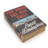 First Ed. Hemingway For Whom The Bell Tolls Book