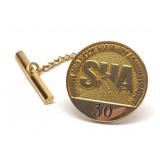 10K Gold Maryland State Highway Lapel Pin