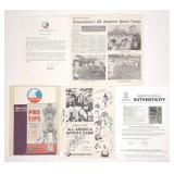Johnny Unitas Signed Football Sports Camp Program
